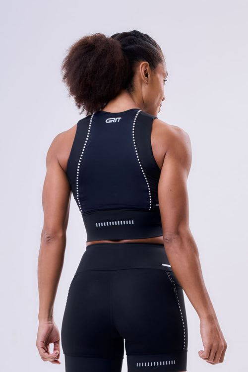 GRIT BOSSA CROP TOP WITH LARGE FRONT POCKET