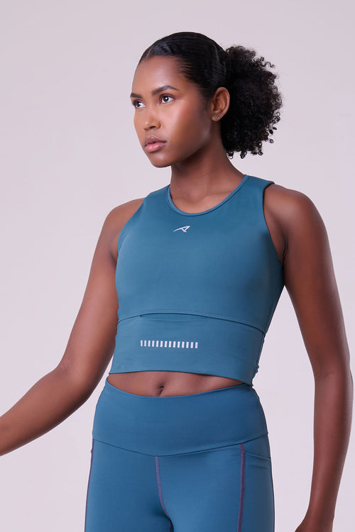 GRIT BOSSA CROP TOP WITH LARGE FRONT POCKET
