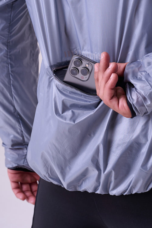 PERFORMANCE LAYER CLOUD RIPSTOP PACKABLE WIND JACKET
