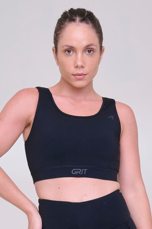 GRIT BOSSA ADJUSTABLE 1 POCKET TANKBACK SPORTS BRA