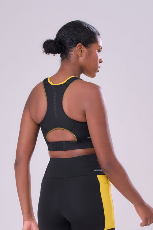 GRIT BOSSA ADJUSTABLE 1 POCKET RACERBACK SPORTS BRA