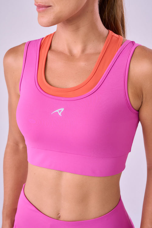 SIGNATURE SAMBA 2-IN-1 REVERSIBLE SPORTS BRA