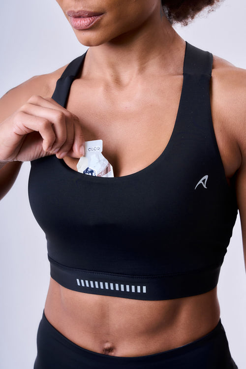 GRIT BOSSA AJUSTABLE RACERBACK WITH 1 POCKET SPORTS BRA