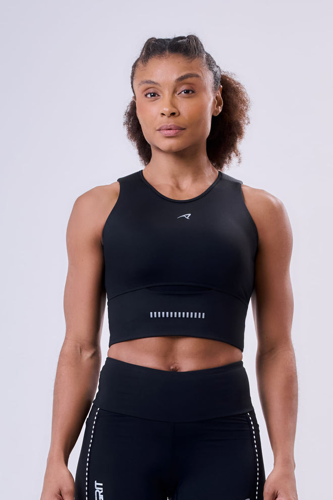 GRIT BOSSA CROP TOP WITH LARGE FRONT POCKET
