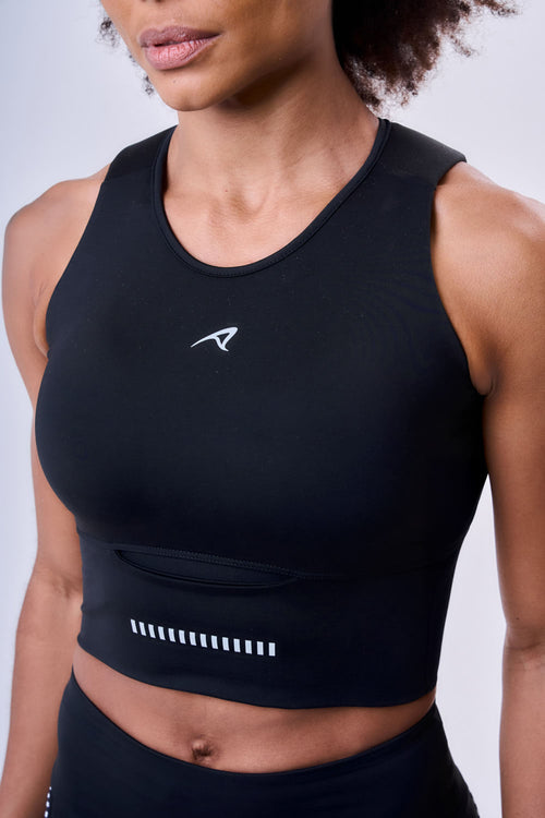 GRIT BOSSA CROP TOP WITH LARGE FRONT POCKET