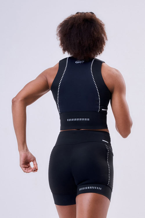 GRIT BOSSA CROP TOP WITH LARGE FRONT POCKET