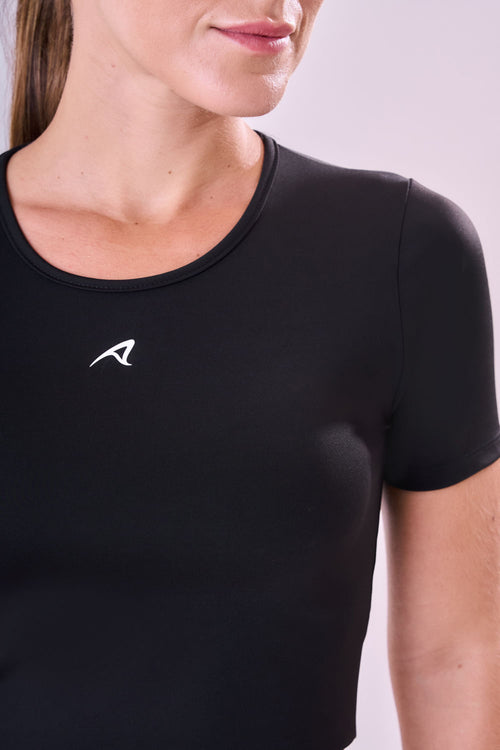 CROPPED SIGNATURE SAMBA T-SHIRT