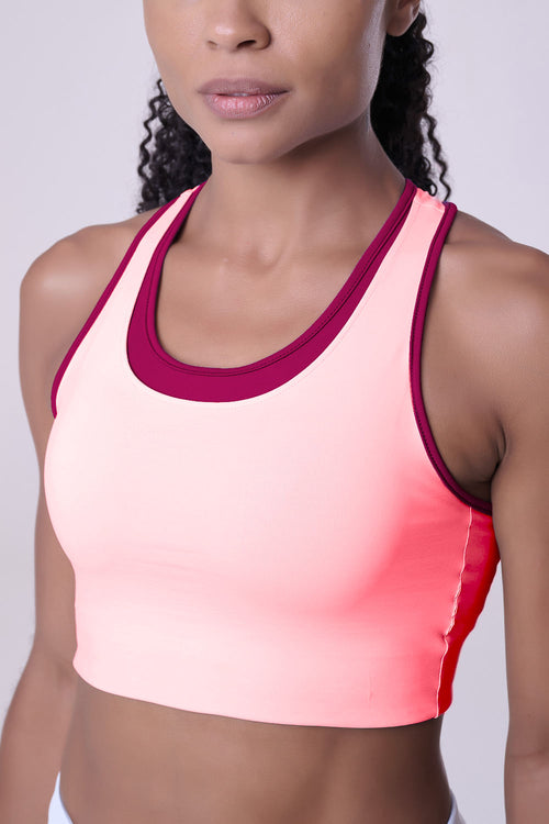 SIGNATURE SAMBA 1 LARGE POCKET RACERBACK REVERSIBLE SPORTS BRA