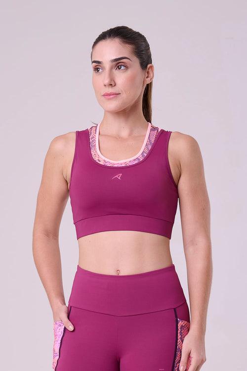 SIGNATURE SAMBA 2-IN-1 REVERSIBLE SPORTS BRA