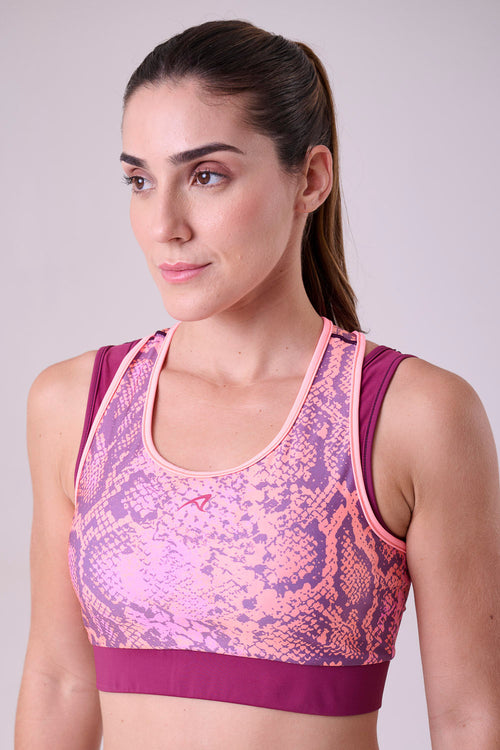 SIGNATURE SAMBA 2-IN-1 REVERSIBLE SPORTS BRA
