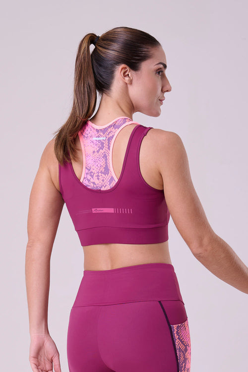 SIGNATURE SAMBA 2-IN-1 REVERSIBLE SPORTS BRA