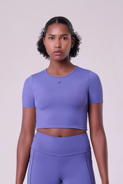 CROPPED SIGNATURE SAMBA T-SHIRT
