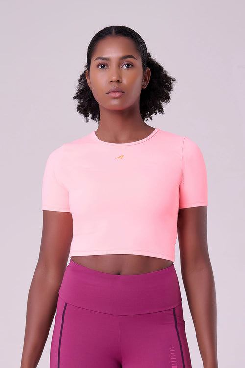 CROPPED SIGNATURE SAMBA T-SHIRT