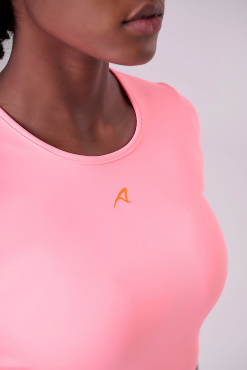 CROPPED SIGNATURE SAMBA T-SHIRT