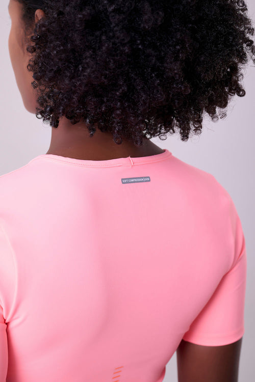 CROPPED SIGNATURE SAMBA T-SHIRT