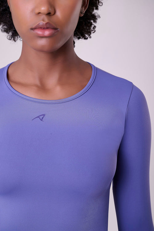 LONG SLEEVE CROPPED SIGNATURE SAMBA TEE
