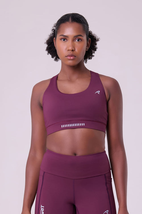 GRIT BOSSA AJUSTABLE RACERBACK WITH 1 POCKET SPORTS BRA