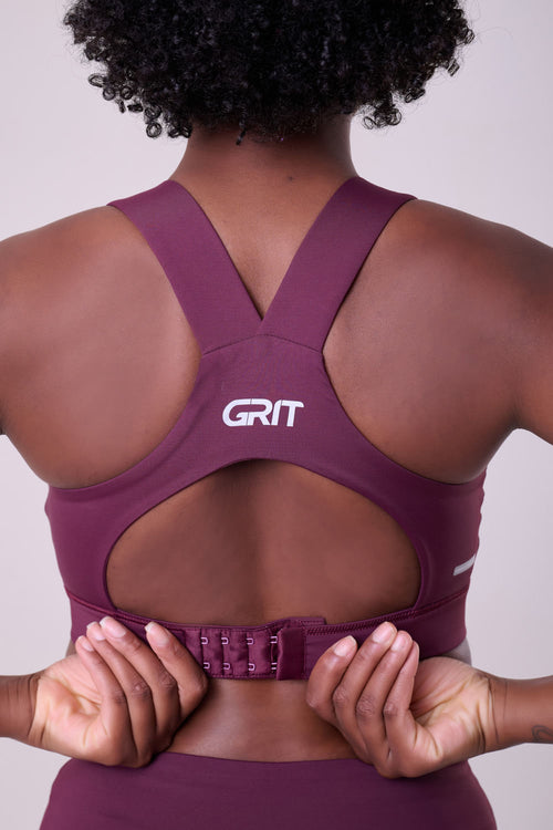 GRIT BOSSA AJUSTABLE RACERBACK WITH 1 POCKET SPORTS BRA