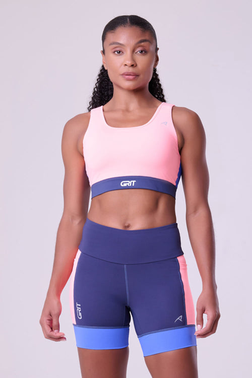 GRIT BOSSA ADJUSTABLE 1 POCKET TANKBACK SPORTS BRA