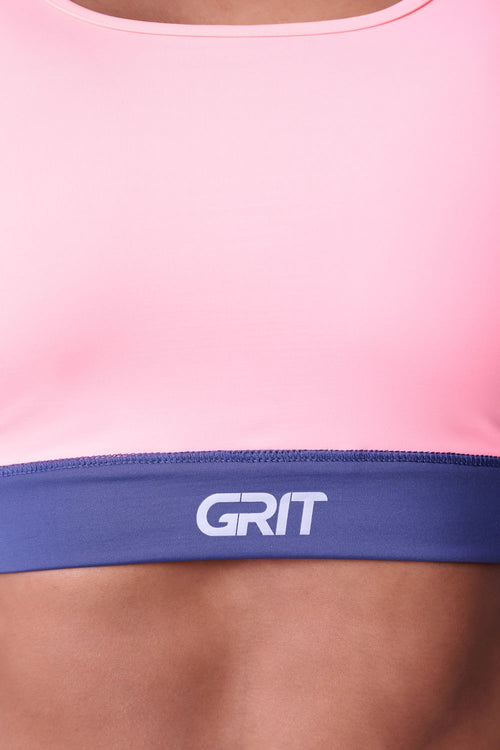 GRIT BOSSA ADJUSTABLE 1 POCKET TANKBACK SPORTS BRA