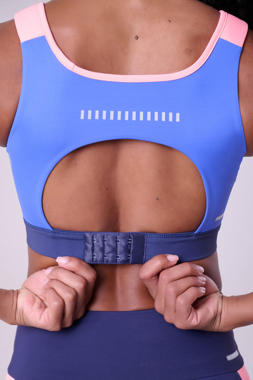 GRIT BOSSA ADJUSTABLE 1 POCKET TANKBACK SPORTS BRA