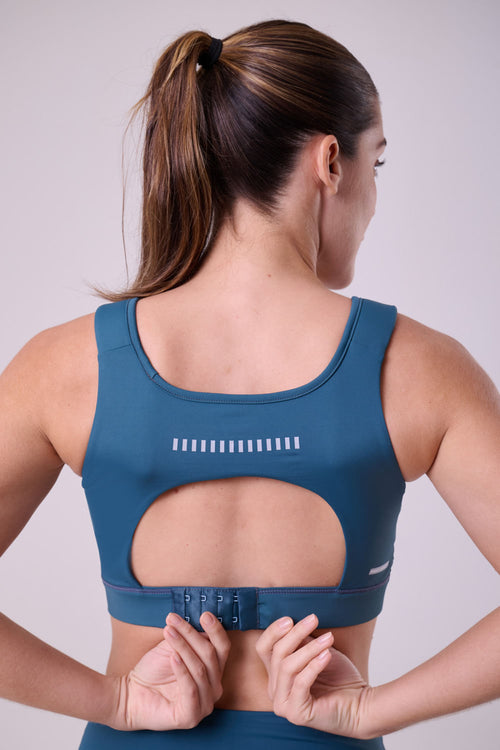 GRIT BOSSA ADJUSTABLE 1 POCKET TANKBACK SPORTS BRA