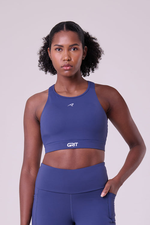 GRIT BOSSA ADJUSTABLE 1 POCKET RACERBACK SPORTS BRA
