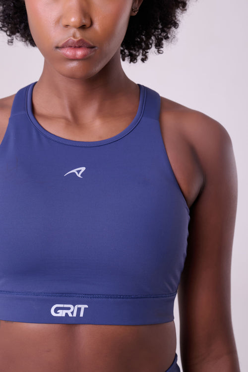 GRIT BOSSA ADJUSTABLE 1 POCKET RACERBACK SPORTS BRA
