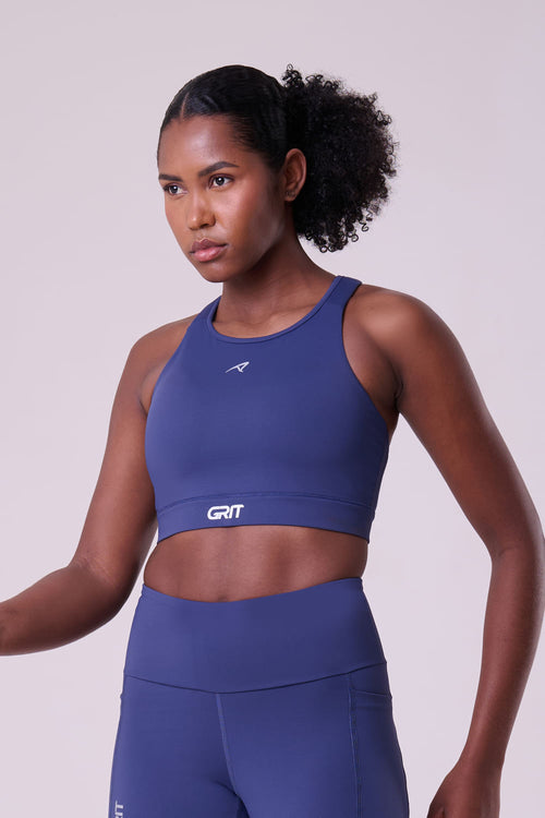 GRIT BOSSA ADJUSTABLE 1 POCKET RACERBACK SPORTS BRA