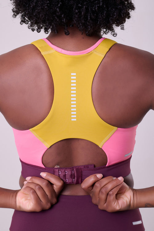 GRIT BOSSA ADJUSTABLE 1 POCKET RACERBACK SPORTS BRA