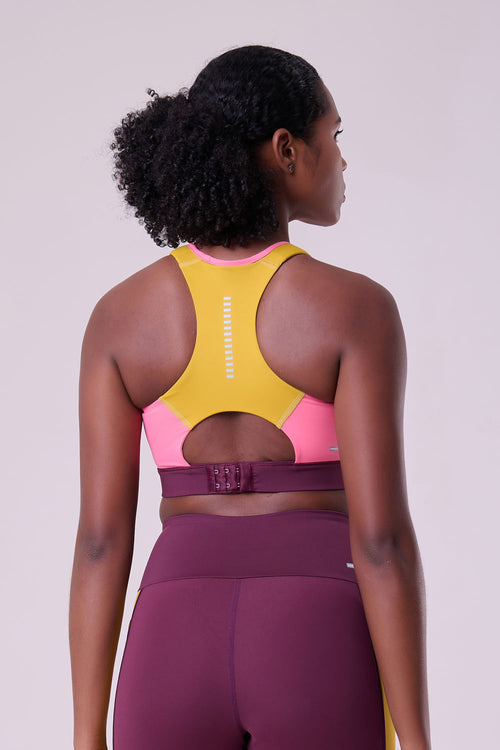 GRIT BOSSA ADJUSTABLE 1 POCKET RACERBACK SPORTS BRA