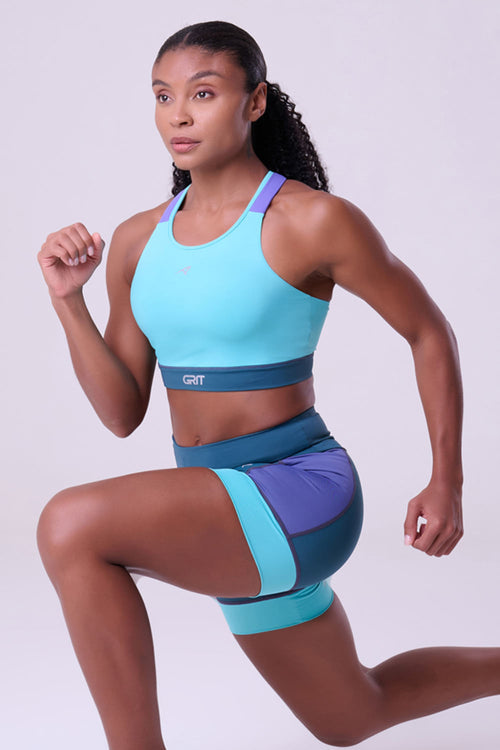 GRIT BOSSA ADJUSTABLE 1 POCKET RACERBACK SPORTS BRA