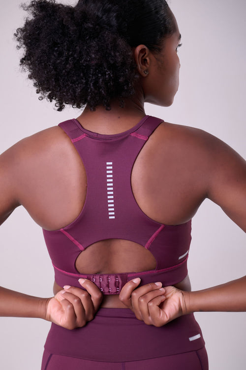 GRIT BOSSA ADJUSTABLE 1 POCKET RACERBACK SPORTS BRA