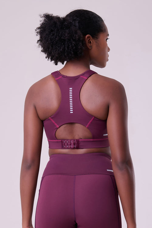 GRIT BOSSA ADJUSTABLE 1 POCKET RACERBACK SPORTS BRA
