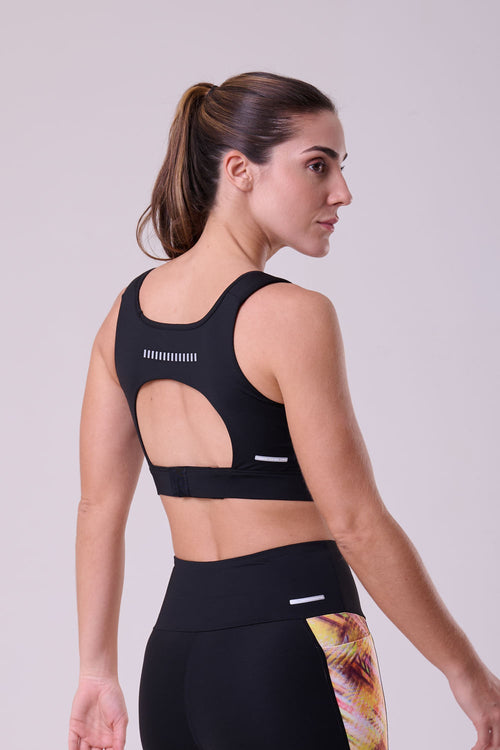 GRIT BOSSA ADJUSTABLE 1 POCKET TANKBACK SPORTS BRA