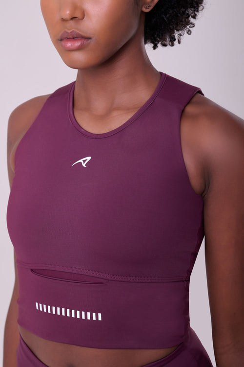 GRIT BOSSA CROP TOP WITH LARGE FRONT POCKET