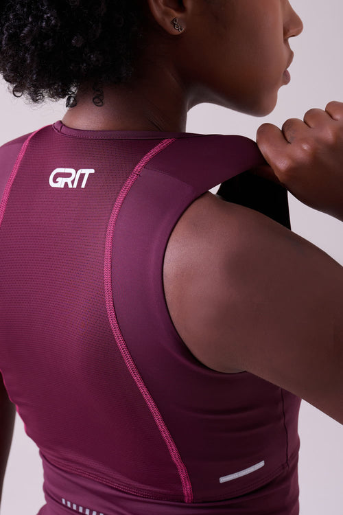 GRIT BOSSA CROP TOP WITH LARGE FRONT POCKET