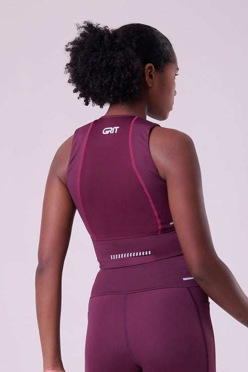 GRIT BOSSA CROP TOP WITH LARGE FRONT POCKET