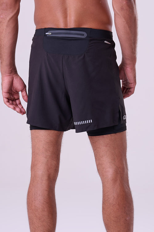 GRIT BOSSA 3-POCKET 5" SHORTS WITH INNER TIGHTS MEN