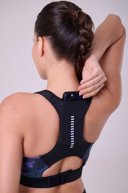 GRIT BOSSA ADJUSTABLE 1 POCKET RACERBACK SPORTS BRA