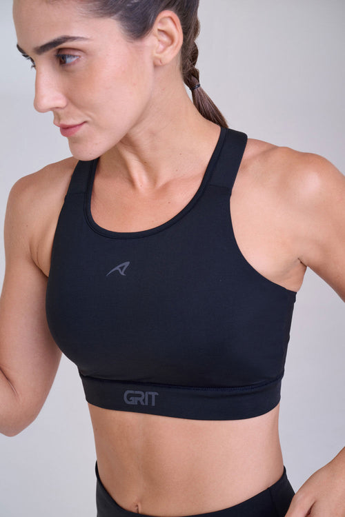 GRIT BOSSA ADJUSTABLE 1 POCKET RACERBACK SPORTS BRA