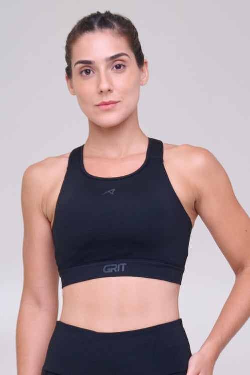 GRIT BOSSA ADJUSTABLE 1 POCKET RACERBACK SPORTS BRA