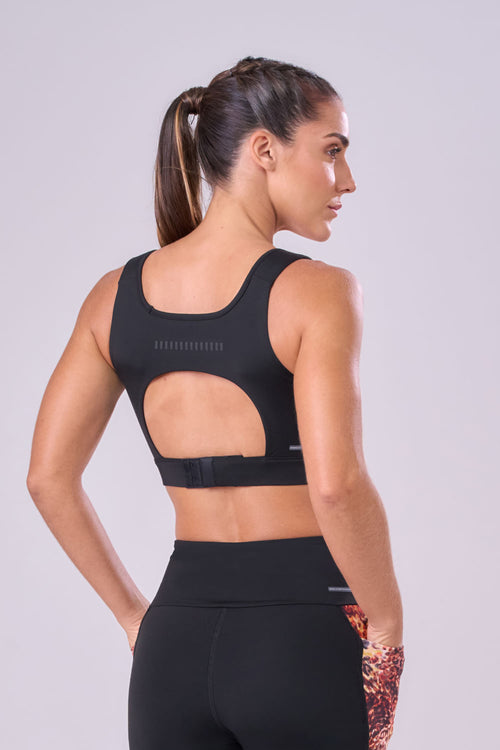 GRIT BOSSA ADJUSTABLE 1 POCKET TANKBACK SPORTS BRA
