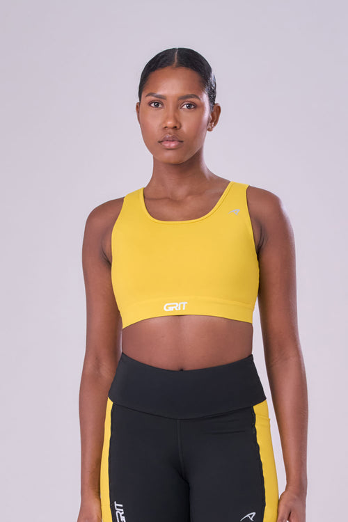 GRIT BOSSA ADJUSTABLE 1 POCKET TANKBACK SPORTS BRA