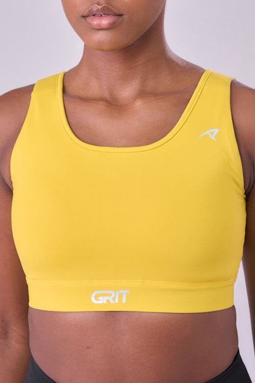 GRIT BOSSA ADJUSTABLE 1 POCKET TANKBACK SPORTS BRA
