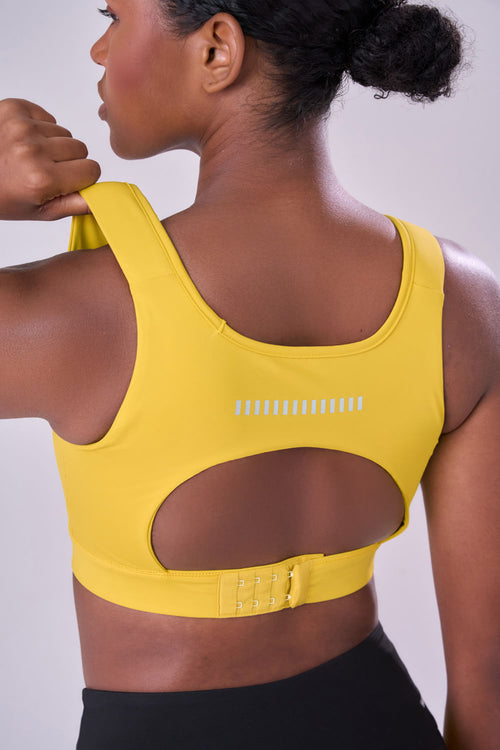 GRIT BOSSA ADJUSTABLE 1 POCKET TANKBACK SPORTS BRA