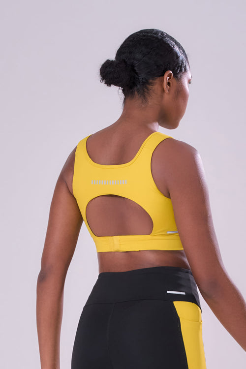 GRIT BOSSA ADJUSTABLE 1 POCKET TANKBACK SPORTS BRA