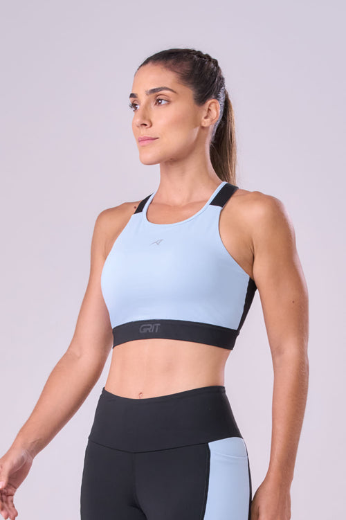 GRIT BOSSA ADJUSTABLE 1 POCKET RACERBACK SPORTS BRA