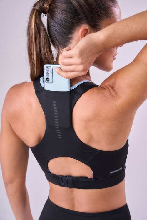 GRIT BOSSA ADJUSTABLE 1 POCKET RACERBACK SPORTS BRA