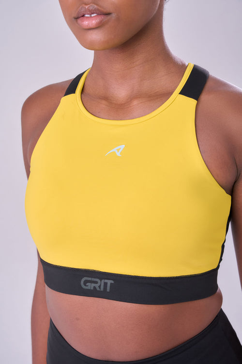 GRIT BOSSA ADJUSTABLE 1 POCKET RACERBACK SPORTS BRA